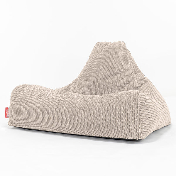 Pouf Poltrona Relax Sacco - Pompon Panna 01