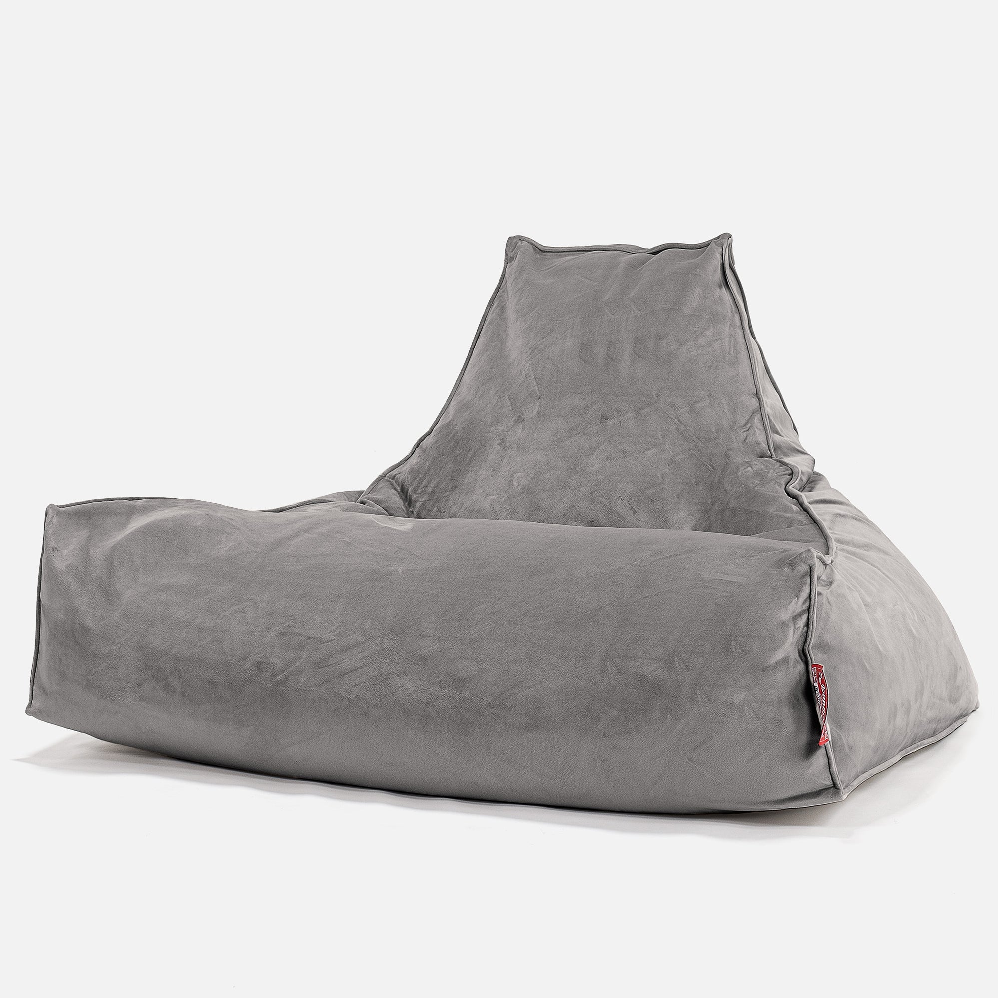 Lounge Pug, Cuscino Pouf Sacco Per Bambini, Pompon - Egeo Blu- Big