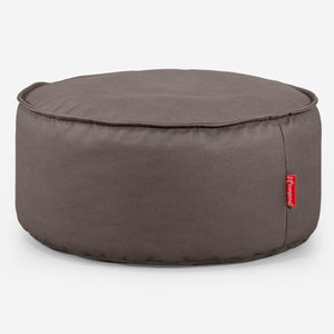 Pouf Rotondo - Pelle Vegana Cioccolato