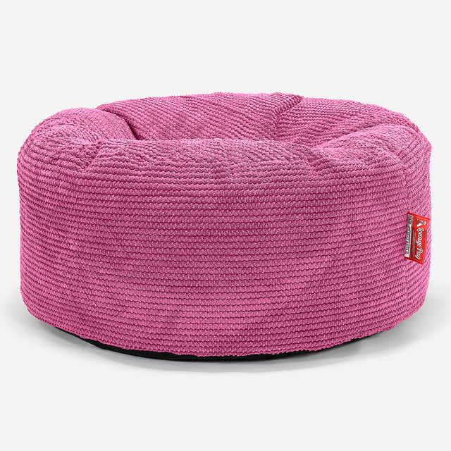 Pouf Rotondo - Pompon Rosa 01