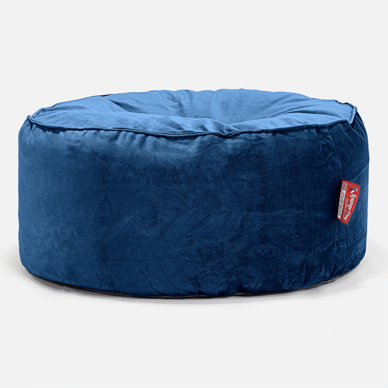 Pouf Rotondo - Velluto Navy 01
