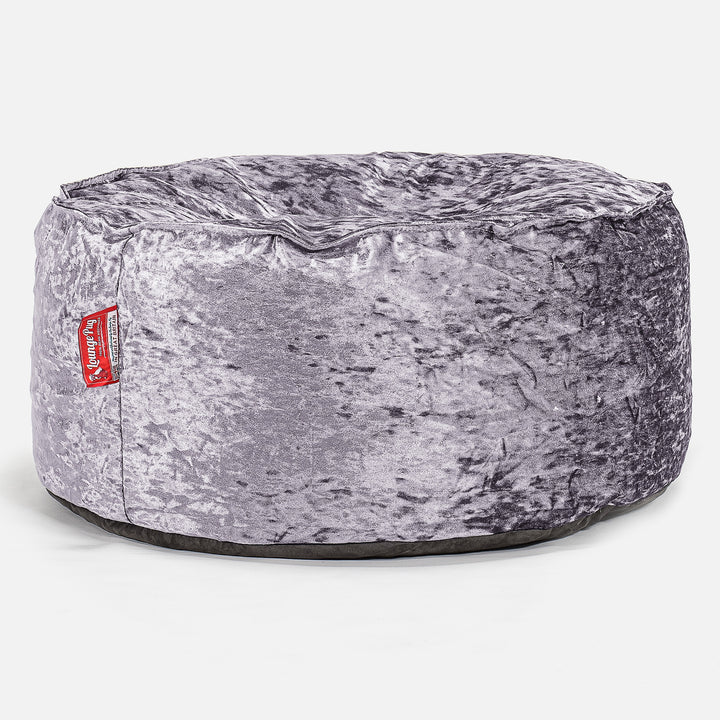 Pouf Rotondo - Velluto Vintage Lavanda 01