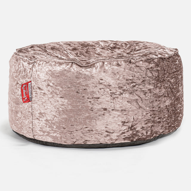 Pouf Rotondo - Velluto Vintage Tartufo 01