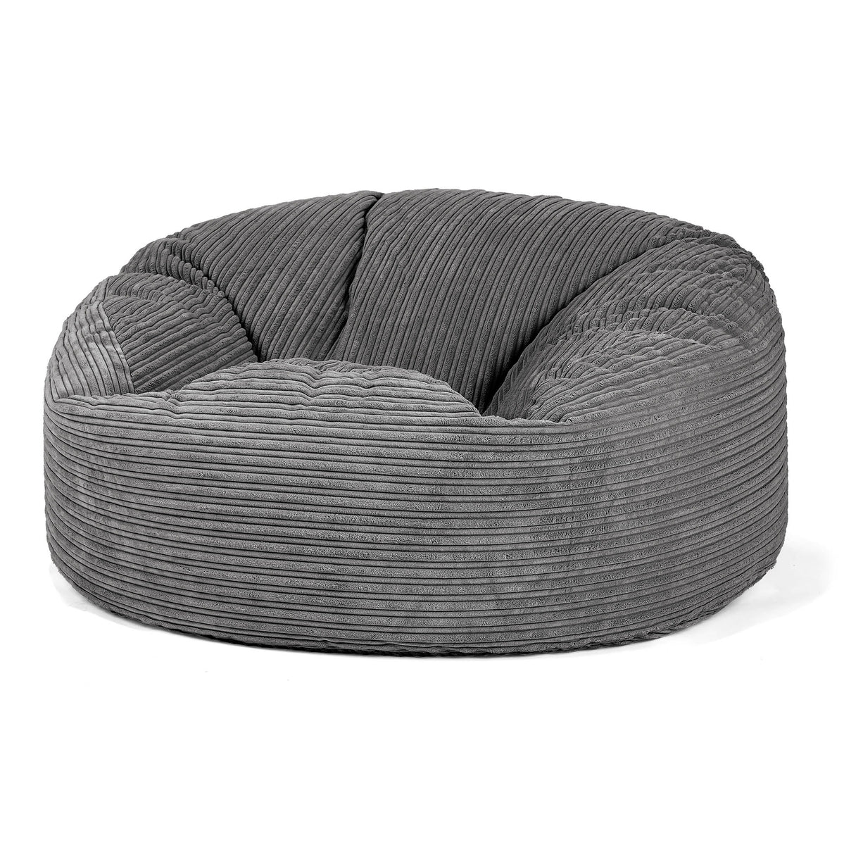 Poltrona a Sacco Sedia Gigante in Schiuma Poltrona a Sacco Divano Grande con Morbida Fodera in Microfibra Senza Imbottitura (B,5FT 150X75cm