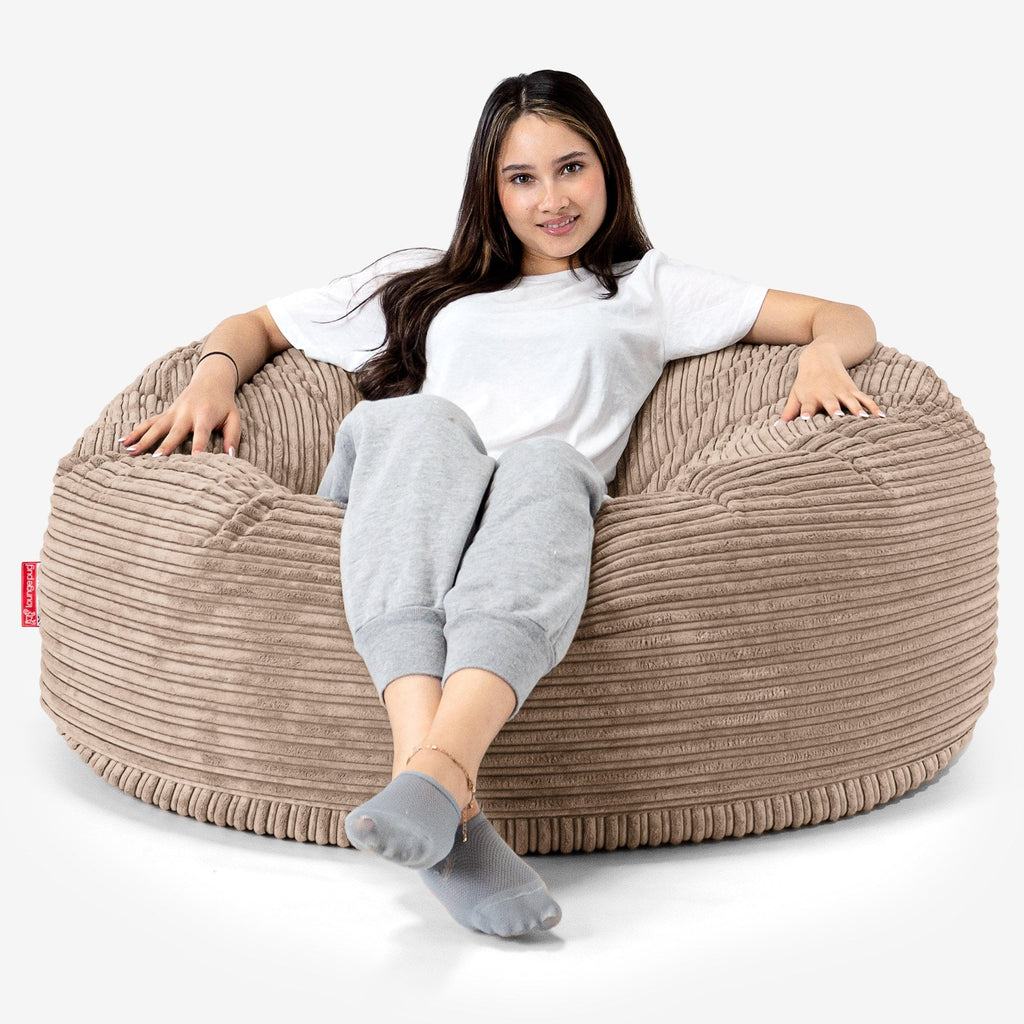 Pouf Sacco Gigante 'Mammut' - Corda Classica Sabbi 01