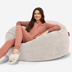Pouf Sacco Gigante 'Mammut' - Pompon Panna