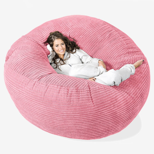 Pouf Sacco Gigante XXXL 'Mega Mammut' - Corda Classica Corallo 01