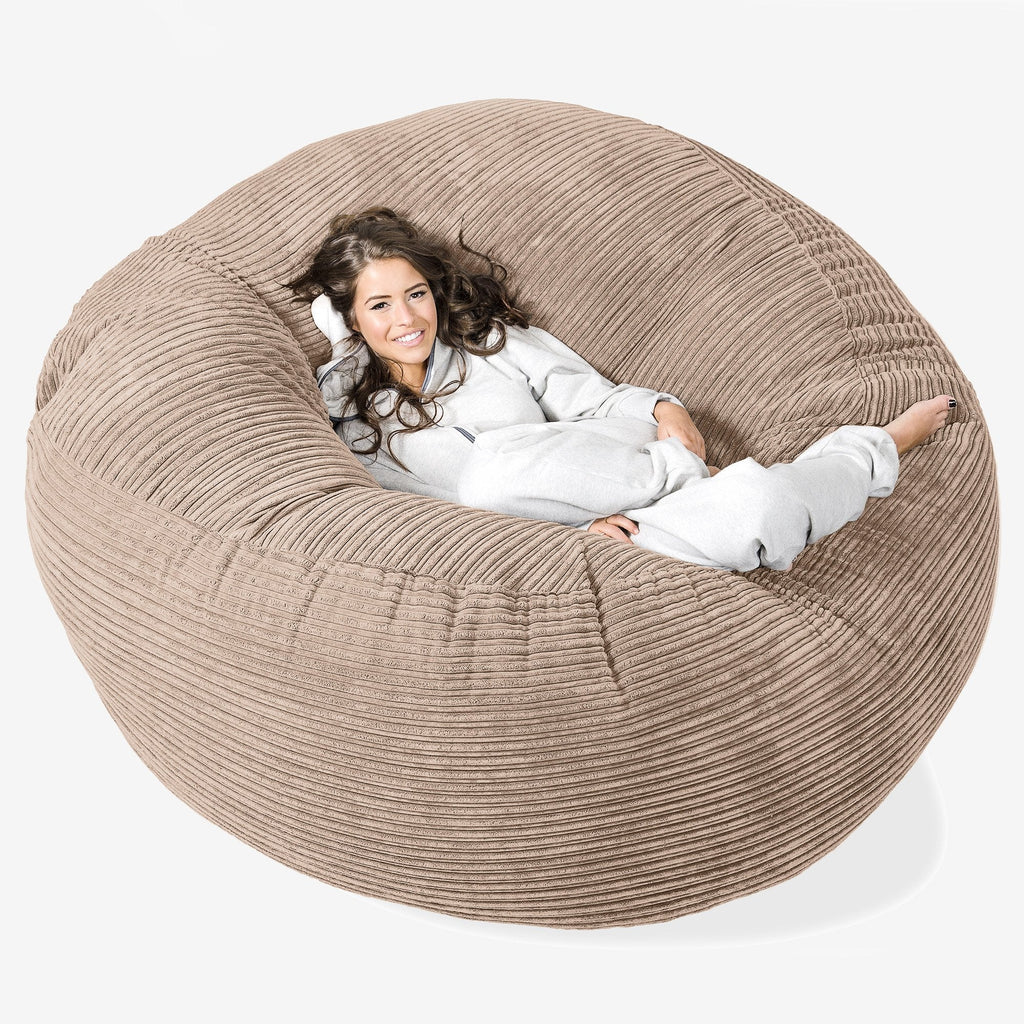 Pouf Sacco Gigante XXXL 'Mega Mammut' - Corda Classica Sabbi 01