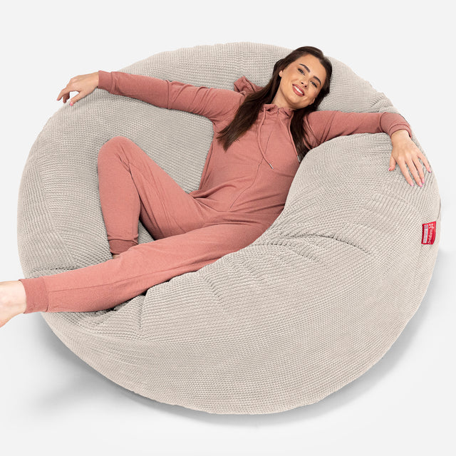 Pouf Sacco Gigante XXXL 'Mega Mammut' - Pompon Panna_01