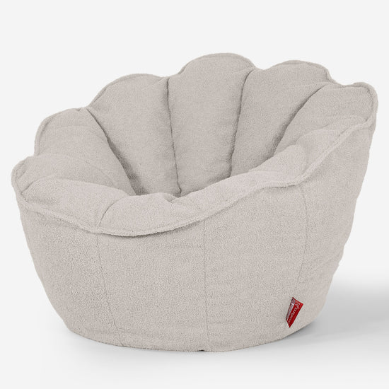 Sedia Pouf Sacco Natalia Sacco - Bouclé Avorio_02