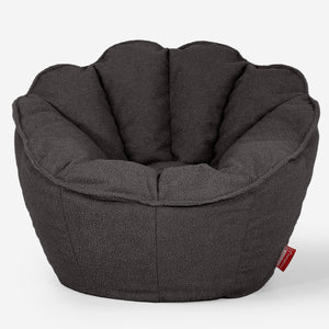 Sedia Pouf Sacco Natalia Sacco - Bouclé Grafite