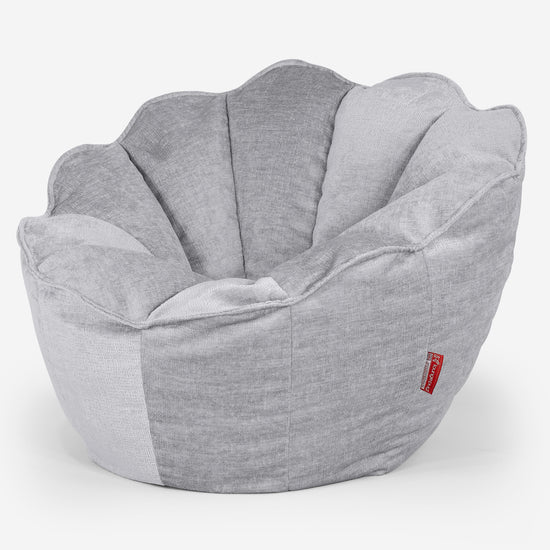 Sedia Pouf Sacco Natalia Sacco - Ciniglia Grigio 02
