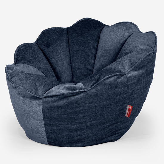 Sedia Pouf Sacco Natalia Sacco - Ciniglia Navy 02