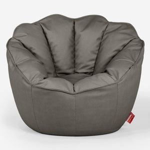 Sedia Pouf Sacco Natalia Sacco - Pelle Vegana Grigio