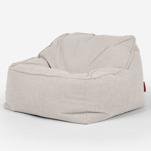 Sedia Pouf Sacco Sloucher - Bouclé Avorio