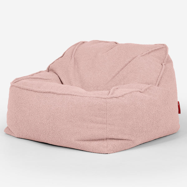 Sedia Pouf Sacco Sloucher - Bouclé Rosa_03