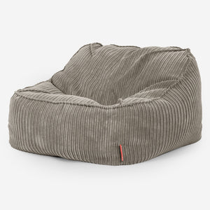 Sedia Pouf Sacco Sloucher - Velluto a Coste Visone