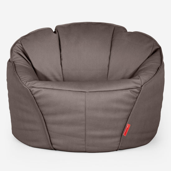 Sedia Pouf Sacco Ultimate Classic per il Gaming - Pelle Vegana Cioccolato 02