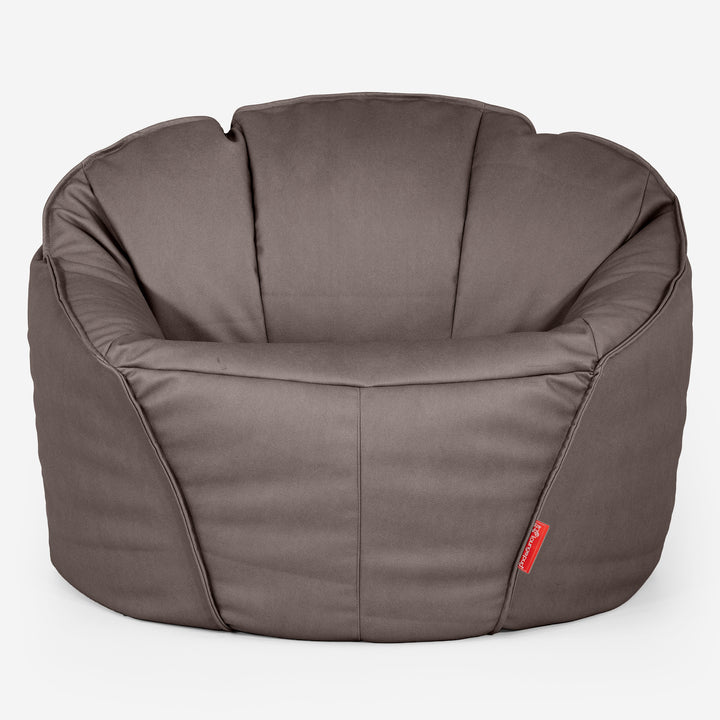 Sedia Pouf Sacco Ultimate Classic per il Gaming - Pelle Vegana Cioccolato 02