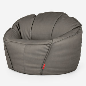 Sedia Pouf Sacco Ultimate Classic per il Gaming - Pelle Vegana Grigio
