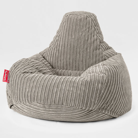 Poltrona a Sacco Teardrop - Velluto a Coste Visone 01