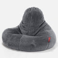 Eco-pelliccia Orsacchiotto Grigio scuro