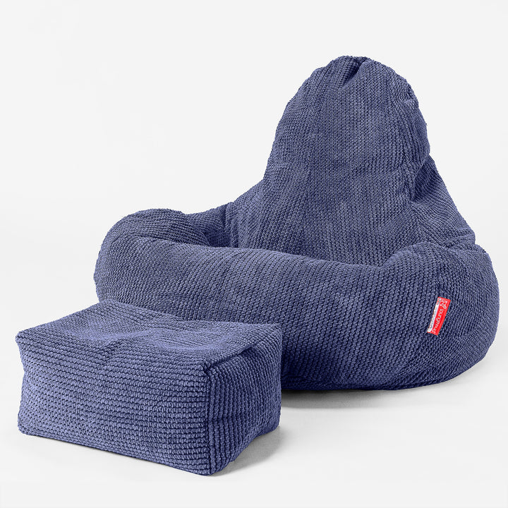 Poltrona a Sacco da Gioco Ultra Lux - Pompon Viola 02