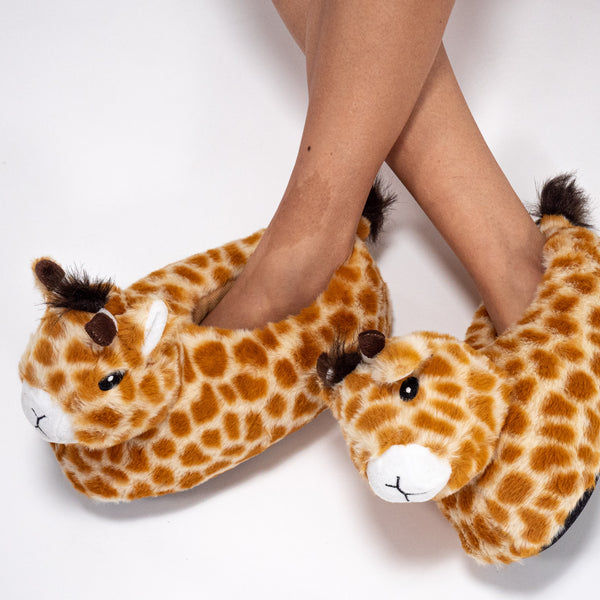 Pantofole da Donna - Giraffa Fabric Close-up Image