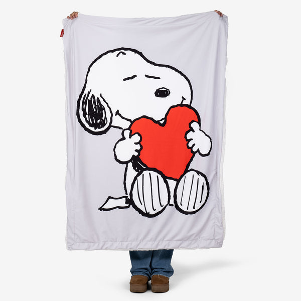 Snoopy Coperta / Plaid - Cuore 01