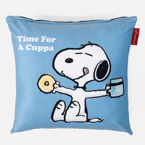 Snoopy Fodera per Cuscino 47 x 47cm - Tazza di tè