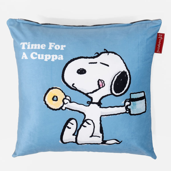 Snoopy Fodera per Cuscino 47 x 47cm - Tazza di tè 01