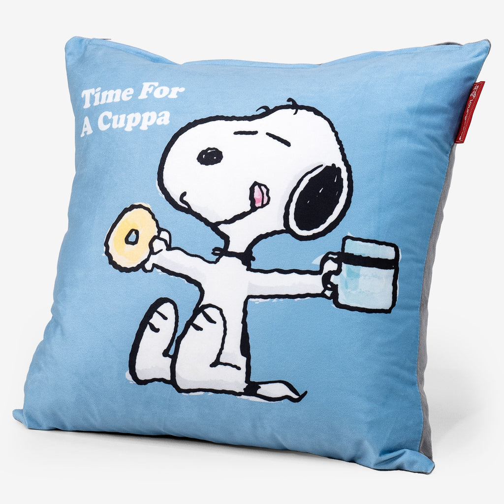 Snoopy Fodera per Cuscino 47 x 47cm - Tazza di tè 03