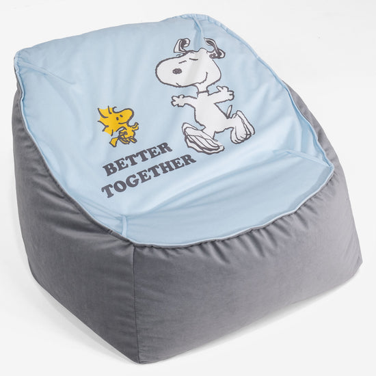 Snoopy Poltrona Pouf Sacco Sloucher per Bambini 2 a 6 anni - Meglio insieme 01