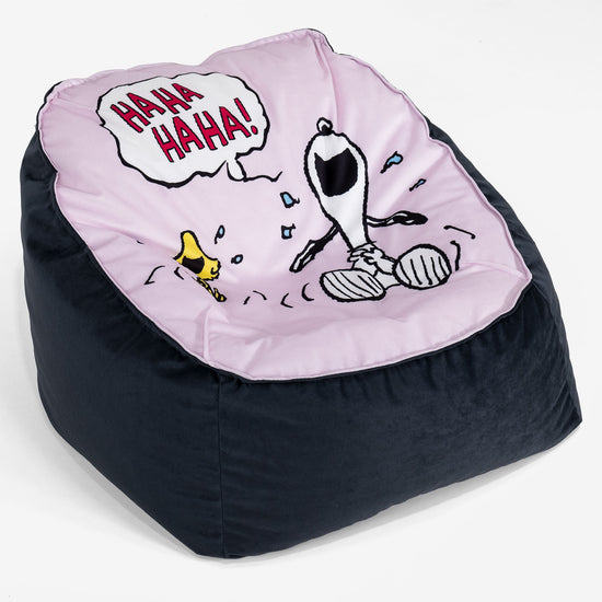 Snoopy Poltrona Pouf Sacco Sloucher per Bambini 2 a 6 anni - Risata 01