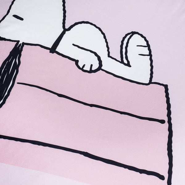 Snoopy Sedia Pouf Sacco per Adulti Flexforma - Casa Fabric Close-up Image