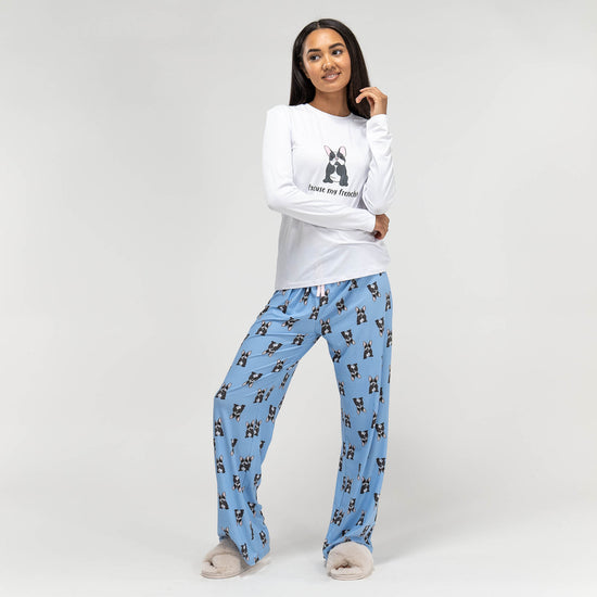Pigiama da Donna in Jersey - Scritta Frenchie 01