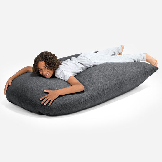 Poltrona a Sacco Grande XL - Cotone Elasticizzato Grafite 04