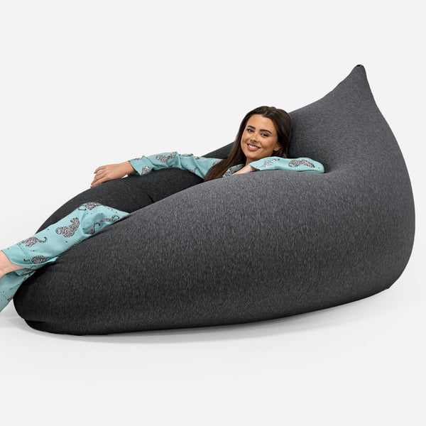 Poltrona a Sacco Gigante Venti XXL - Cotone Elasticizzato Grafite 01