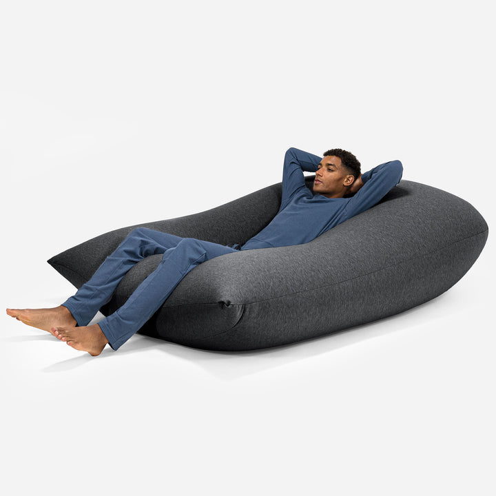 Poltrona a Sacco Gigante Venti XXL - Cotone Elasticizzato Grafite 02