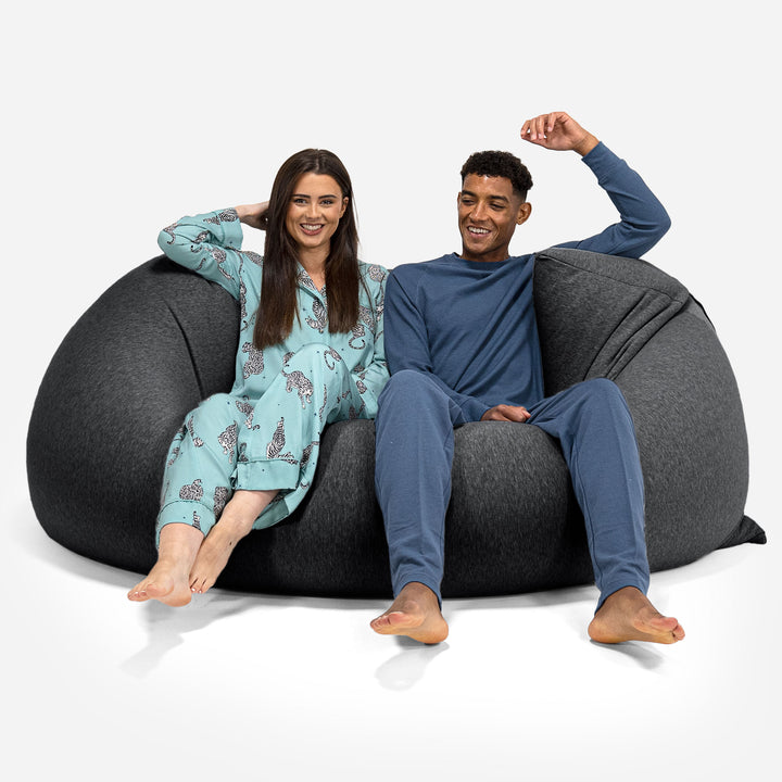 Poltrona a Sacco Gigante Venti XXL - Cotone Elasticizzato Grafite 04
