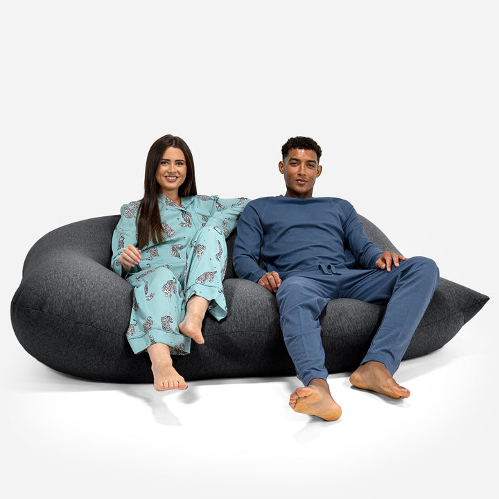 Poltrona a Sacco Gigante Venti XXL - Cotone Elasticizzato Grafite 05