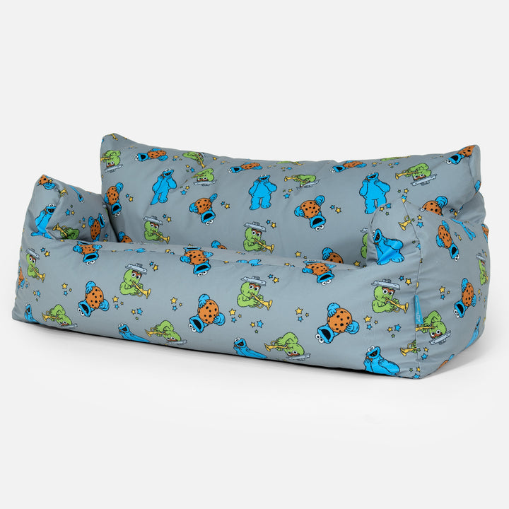 Divano a Sacco per Bambini 1-5 anni - Cookie Monster & Oscar The Grouch 02