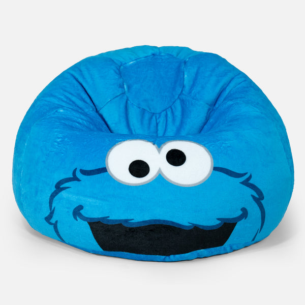 Poltrona Sacco 'Classico' per Bambini 1-5 anni - Cookie Monster 01