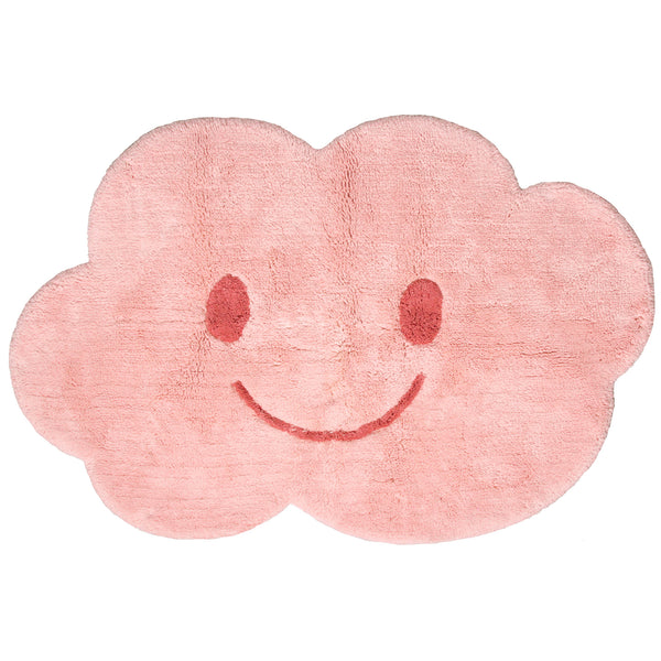 Tappeto per Bambini - Sorriso Nuvola Rosa 01
