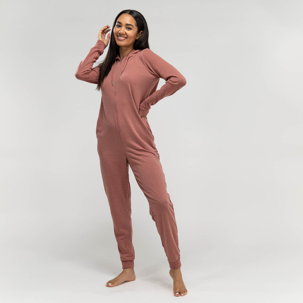 Tuta Onesie da Donna in Jersey - Rosa 01