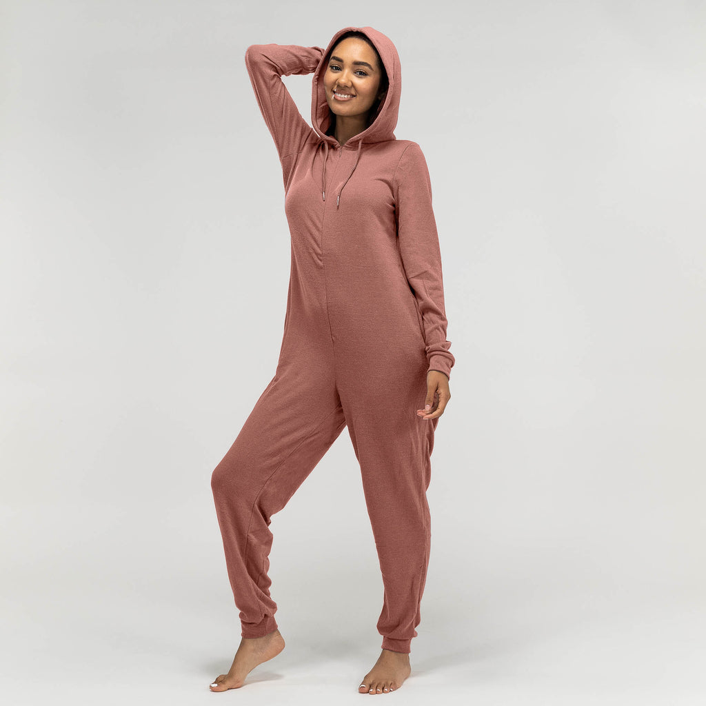 Tuta Onesie da Donna in Jersey - Rosa 02