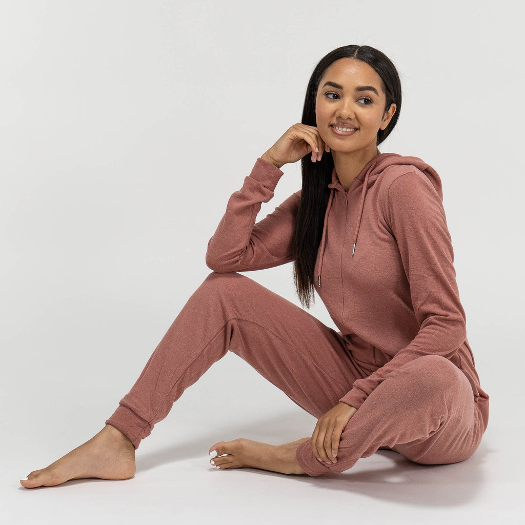 Tuta Onesie da Donna in Jersey - Rosa 04