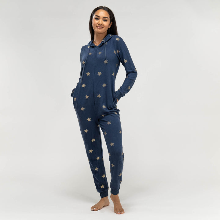 Tuta Onesie da Donna in Jersey - Stella Navy 01