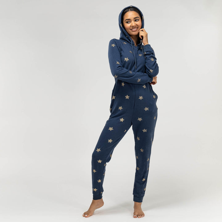 Tuta Onesie da Donna in Jersey - Stella Navy 02
