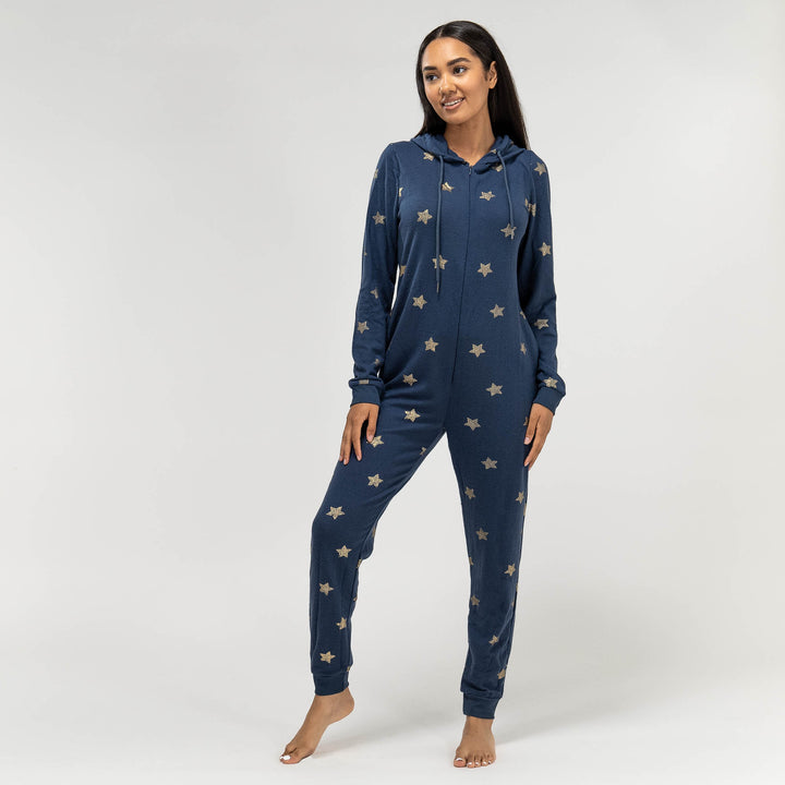 Tuta Onesie da Donna in Jersey - Stella Navy 03